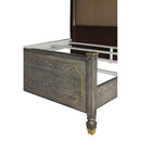  Acme Furniture House Marchese 28894CK California King Bed - Tan & Tobacco IMAGE 5