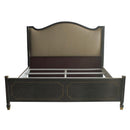  Acme Furniture House Marchese 28900Q Queen Bed - Tan & Tobacco IMAGE 1