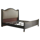  Acme Furniture House Marchese 28900Q Queen Bed - Tan & Tobacco IMAGE 2