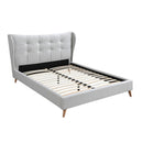 Acme Furniture Duran King Upholstered Panel Bed 28957EK IMAGE 1