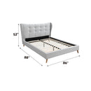  Size_King -- Acme Furniture Duran Upholstered Panel Bed IMAGE 4