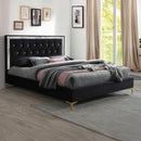  Size_King -- Acme Furniture Rowan Upholstered Panel Bed IMAGE 1