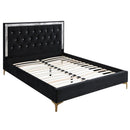 Acme Furniture Rowan King Upholstered Panel Bed 28987EK IMAGE 2