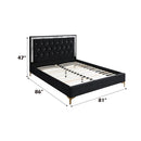  Size_King -- Acme Furniture Rowan Upholstered Panel Bed IMAGE 4