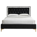 Acme Furniture Rowan Queen Upholstered Panel Bed 28990Q IMAGE 3