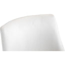  Meridian Karina Cream Velvet Upholstered Office Chair IMAGE 7