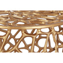  Meridian Priya Gold Aluminum End Table IMAGE 4