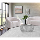  Meridian Priya Silver Aluminum End Table IMAGE 7