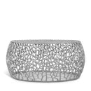  Meridian Priya Silver Aluminum Coffee Table IMAGE 1