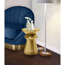  Meridian Jai Gold Iron End Table IMAGE 2