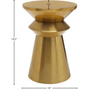  Meridian Jai Gold Iron End Table IMAGE 5