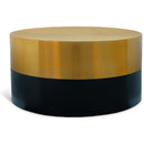  Meridian Sun Black Iron Coffee Table IMAGE 1