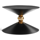  Meridian Malia Black Iron Coffee Table IMAGE 1