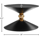  Meridian Malia Black Iron Coffee Table IMAGE 5