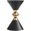  Meridian Malia Black Iron End Table IMAGE 3