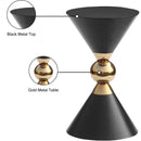  Meridian Malia Black Iron End Table IMAGE 6