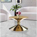  Meridian Malia Gold Stainless Steel Coffee Table IMAGE 2