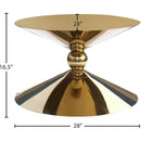  Meridian Malia Gold Stainless Steel Coffee Table IMAGE 5