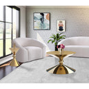  Meridian Malia Gold Stainless Steel Coffee Table IMAGE 7