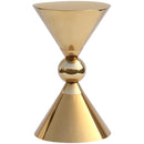  Meridian Malia Gold Stainless Steel End Table IMAGE 3