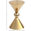  Meridian Malia Gold Stainless Steel End Table IMAGE 5