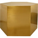  Meridian Hexagon Gold Iron Coffee Table IMAGE 3
