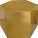  Meridian Hexagon Gold Iron Coffee Table IMAGE 4