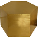  Meridian Hexagon Gold Iron Coffee Table IMAGE 5