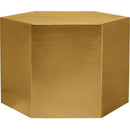  Meridian Hexagon Gold Iron Coffee Table IMAGE 6