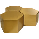 Meridian Hexagon Coffee Table 292-CT-3PC IMAGE 1