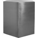  Meridian Hexagon Chrome Iron End / Side Table IMAGE 6