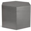  Meridian Hexagon Chrome Iron Coffee Table IMAGE 1