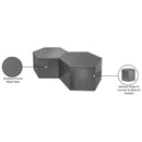  Meridian Hexagon Chrome Iron 2 pc Modular Coffee Table IMAGE 4