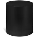  Meridian Cylinder Black Iron End / Side Table IMAGE 1