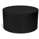  Meridian Cylinder Black Iron Coffee Table IMAGE 1