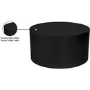 Meridian Cylinder Black Iron Coffee Table IMAGE 6