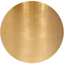  Meridian Cylinder Gold Iron End / Side Table IMAGE 5
