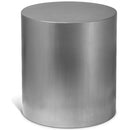  Meridian Cylinder Chrome Iron End / Side Table IMAGE 1