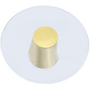  Meridian Glassimo Gold Glass Top And Iron Base Coffee Table IMAGE 5