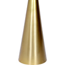 Meridian Glassimo Gold Glass Top And Iron Base End Table IMAGE 4