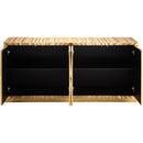  Meridian Golda Gold Wood Sideboard / Buffet IMAGE 3