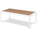  Meridian Nizuc Brown Aluminum Outdoor Patio Coffee Table IMAGE 1