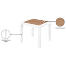 Meridian Nizuc Brown Aluminum Outdoor Patio End Table IMAGE 7