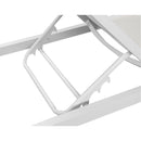  Meridian Nizuc White Adjustable Mesh Water Resistant Fabric Outdoor Patio Adjustable Sun Chaise Lounge IMAGE 10