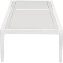  Meridian Nizuc White Adjustable Mesh Water Resistant Fabric Outdoor Patio Adjustable Sun Chaise Lounge IMAGE 8