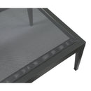  Meridian Nizuc Black Adjustable Mesh Water Resistant Fabric Outdoor Patio Adjustable Sun Chaise Lounge IMAGE 11
