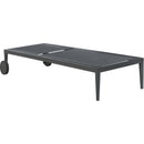  Meridian Nizuc Black Adjustable Mesh Water Resistant Fabric Outdoor Patio Adjustable Sun Chaise Lounge IMAGE 3