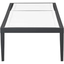  Meridian Nizuc White Adjustable Mesh Water Resistant Fabric Outdoor Patio Adjustable Sun Chaise Lounge IMAGE 8