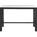  Meridian Nizuc White Rectangle Aluminum Outdoor Patio Bar Table IMAGE 3