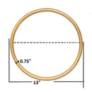 Meridian XOXO Gold Stainless Steel Wall Decor IMAGE 6